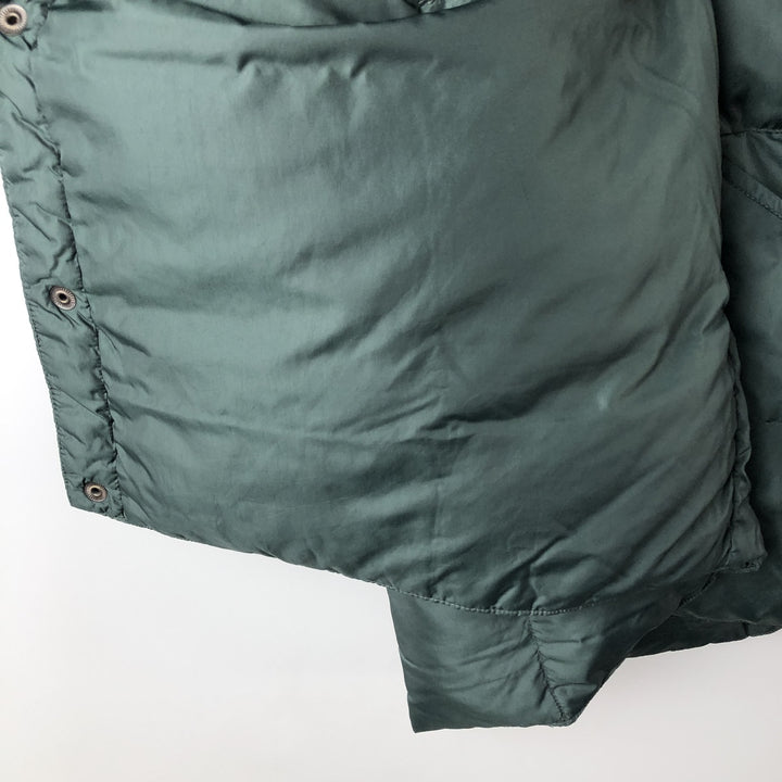 Lands' End Goose Down Vest, Men's XL Nylon blue type Vintage Second Hand