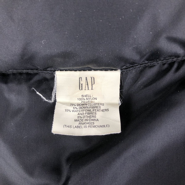90'S GAP Old Gap Reversible Ripstop Down Vest, Men's Size Small, Vintage Nylon black type Vintage Second Hand