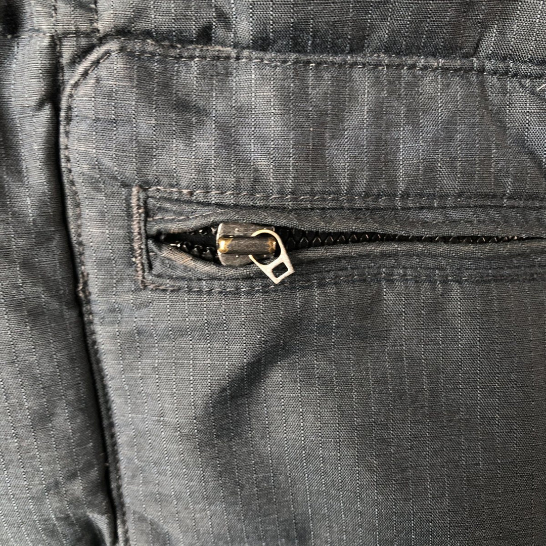 2000'S Adidas down vest, men's size L polyamide gray type Vintage Second Hand