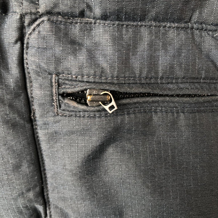 2000'S Adidas down vest, men's size L polyamide gray type Vintage Second Hand