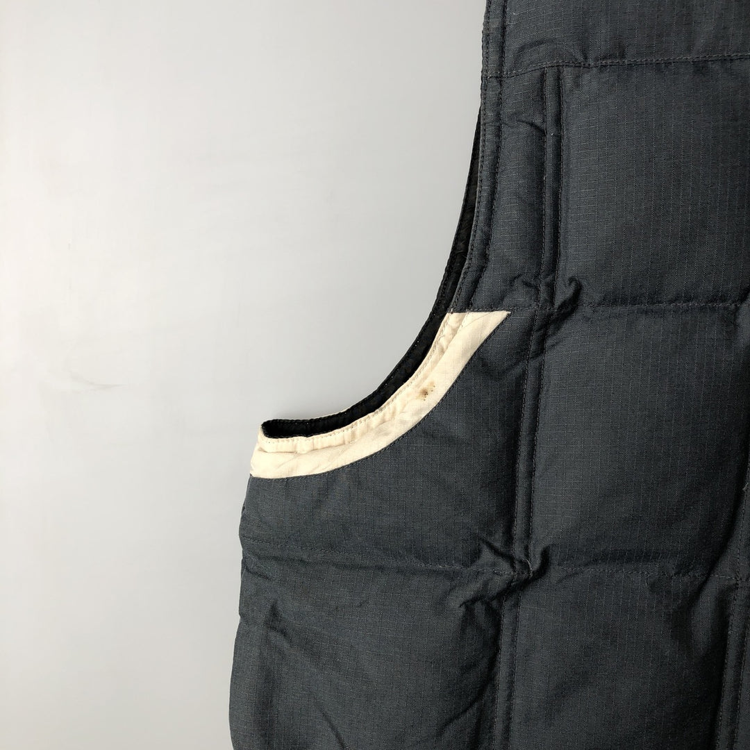 2000'S Adidas down vest, men's size L polyamide gray type Vintage Second Hand
