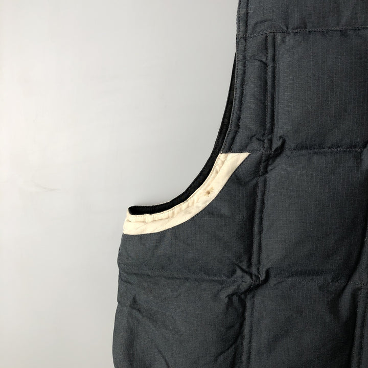 2000'S Adidas down vest, men's size L polyamide gray type Vintage Second Hand