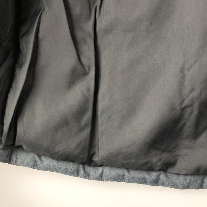 2000'S Adidas down vest, men's size L polyamide gray type Vintage Second Hand