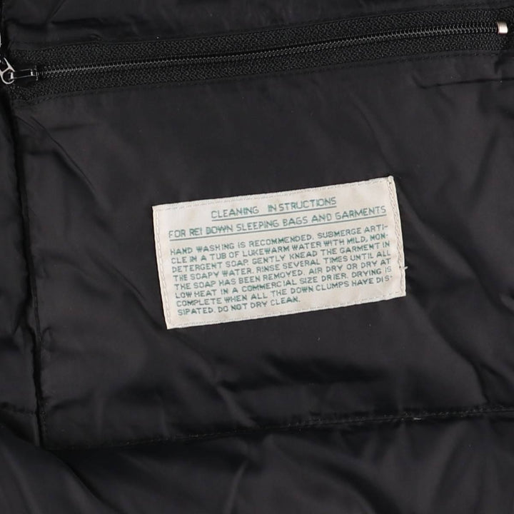 90'S REI Vintage Down Vest, Men's Size L unclear green type Vintage Second Hand