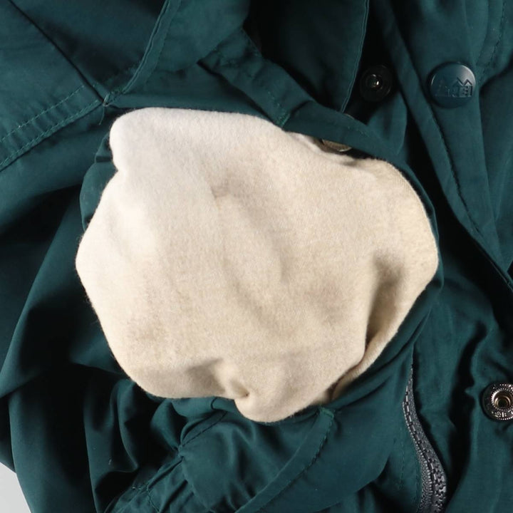 90'S REI Vintage Down Vest, Men's Size L unclear green type Vintage Second Hand