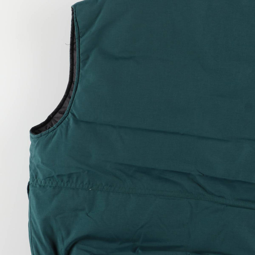 90'S REI Vintage Down Vest, Men's Size L unclear green type Vintage Second Hand