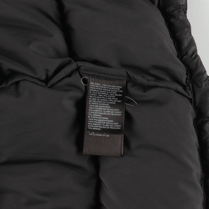 The North Face 700 Fill Power Goose Down Vest, Men's Size M Nylon black type Vintage Second Hand