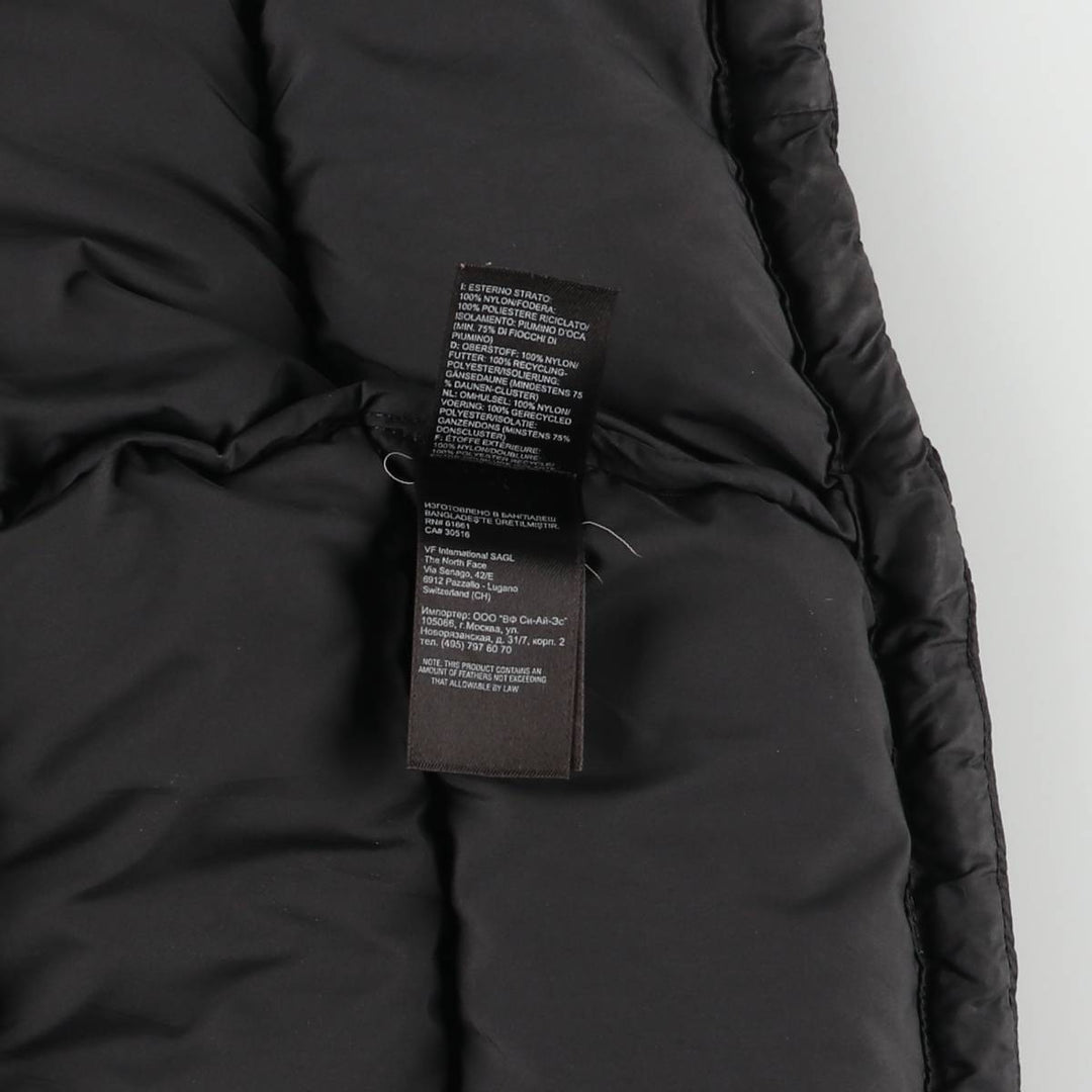 The North Face 700 Fill Power Goose Down Vest, Men's Size M Nylon black type Vintage Second Hand