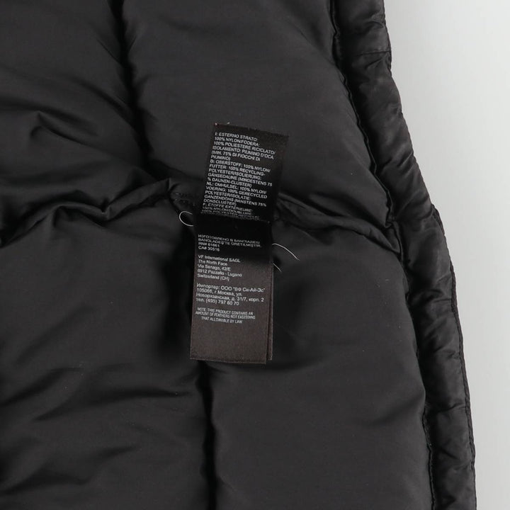 The North Face 700 Fill Power Goose Down Vest, Men's Size M Nylon black type Vintage Second Hand