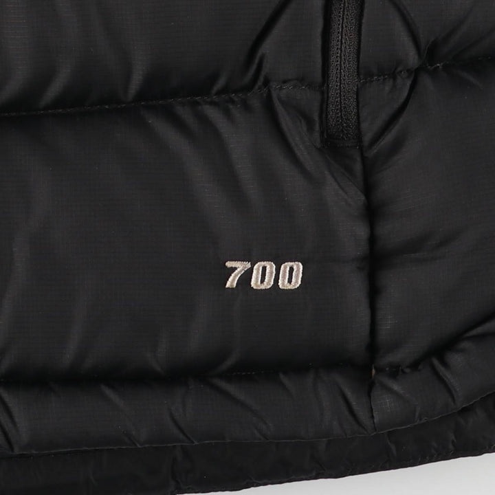 The North Face 700 Fill Power Goose Down Vest, Men's Size M Nylon black type Vintage Second Hand