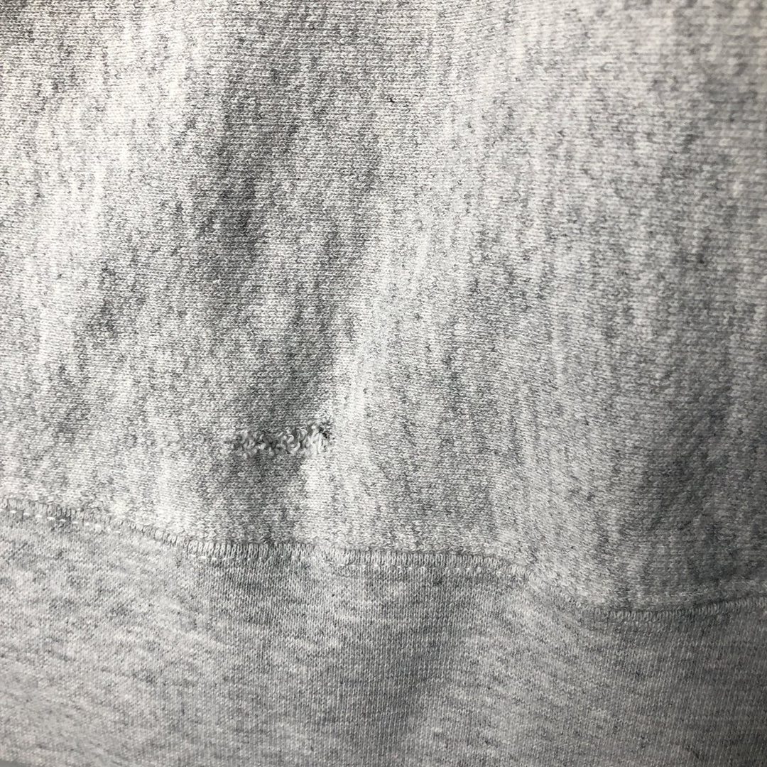 Vintage 90'S Lee Eagle Pattern College Sweatshirt, Made in USA, Men's Size XL cotton gray type Vintage Second Hand