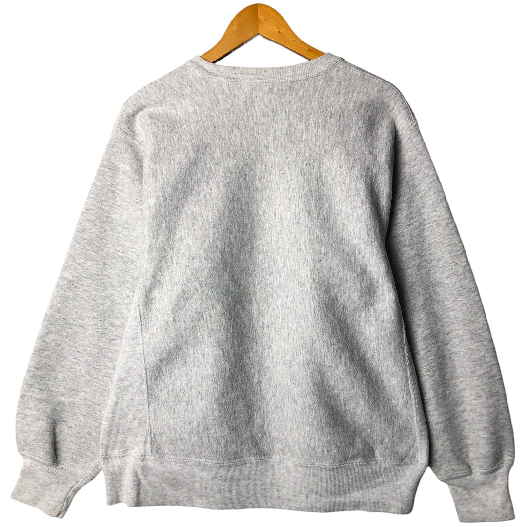 90'S Lee College Sweatshirt, Made in USA, Men's L, Vintage unclear gray type Vintage Second Hand