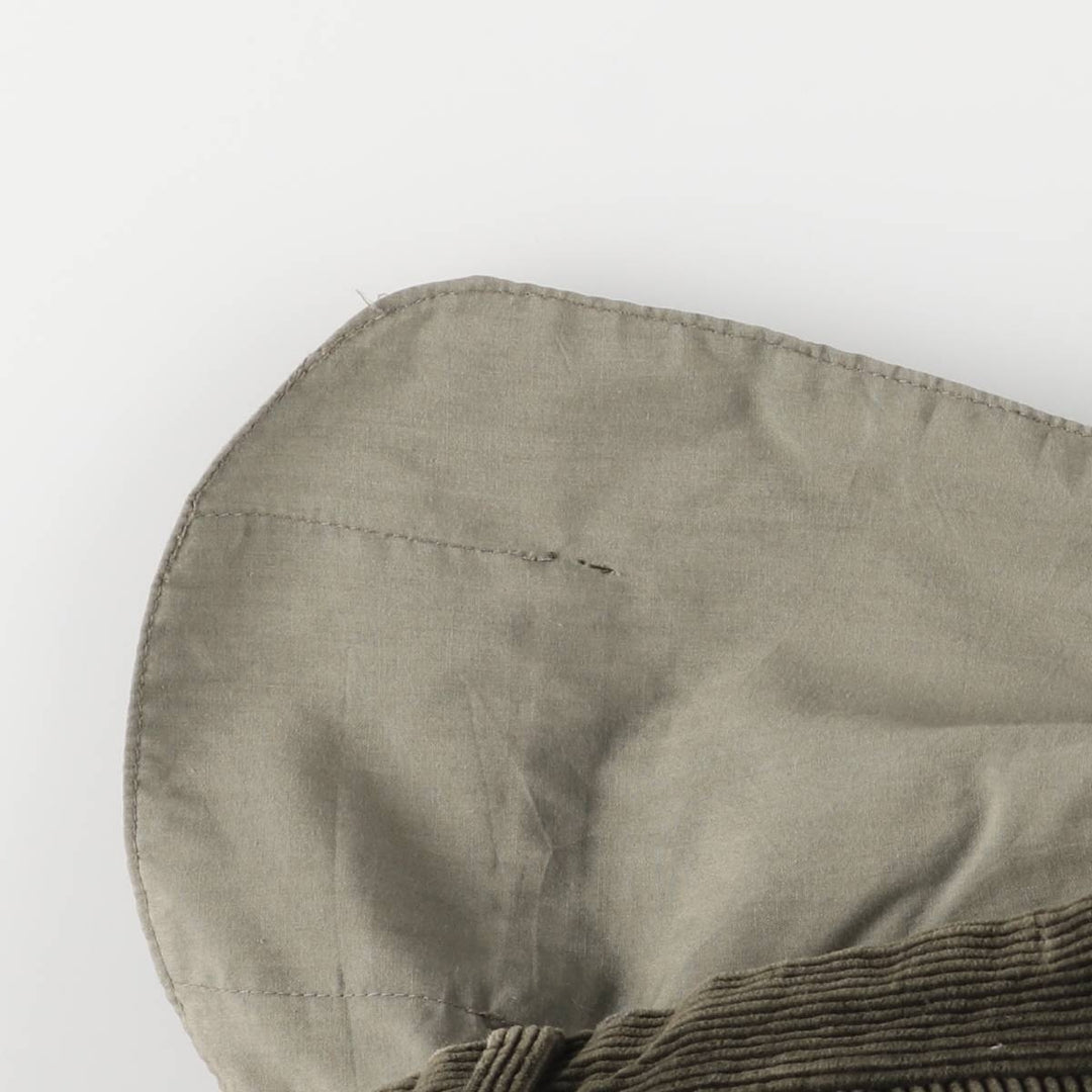 90'S NAUTICA Two-pleat Corduroy Pants for Men, W34, Vintage cotton Khaki type Vintage Second Hand