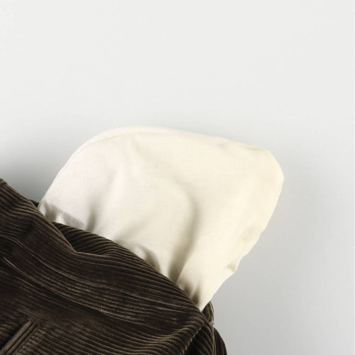 Lacoste One-Tuck Corduroy Pants, Men's, Size 34 cotton brown type Vintage Second Hand