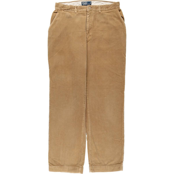 Ralph Lauren POLO by Ralph Lauren wide-ribbed corduroy pants, men's size W33 cotton brown type Vintage Second Hand