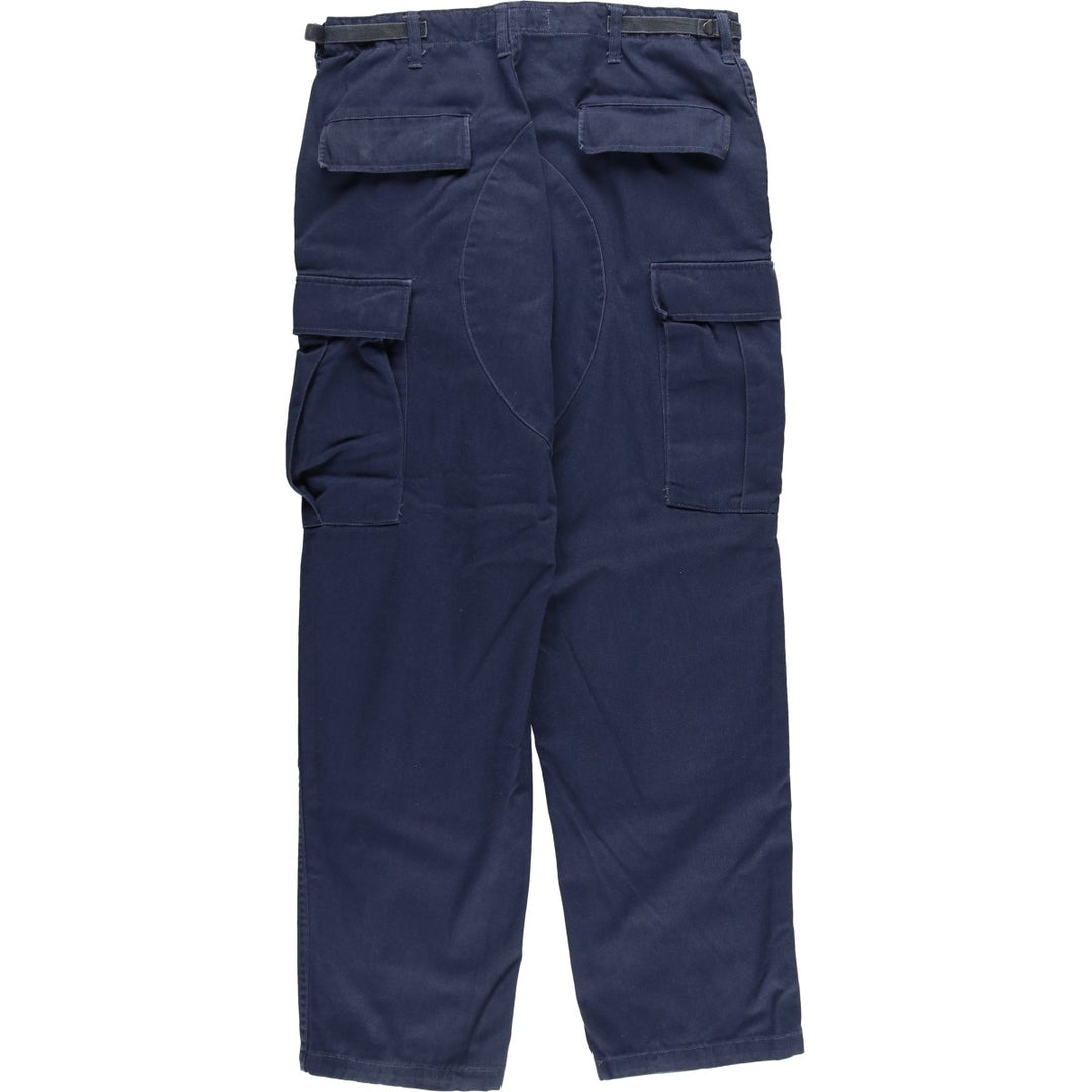 90'S Civilian PROPPER Double Knee Military Cargo Pants, Medium-Regular, Men's Size M cotton navy blue type Vintage Second Hand