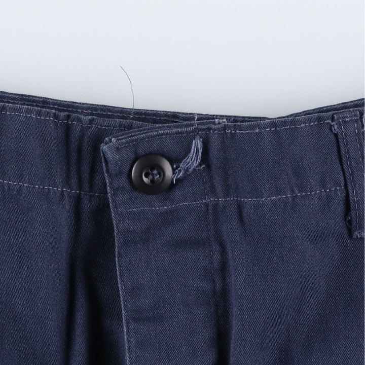 90'S Civilian PROPPER Double Knee Military Cargo Pants, Medium-Regular, Men's Size M cotton navy blue type Vintage Second Hand