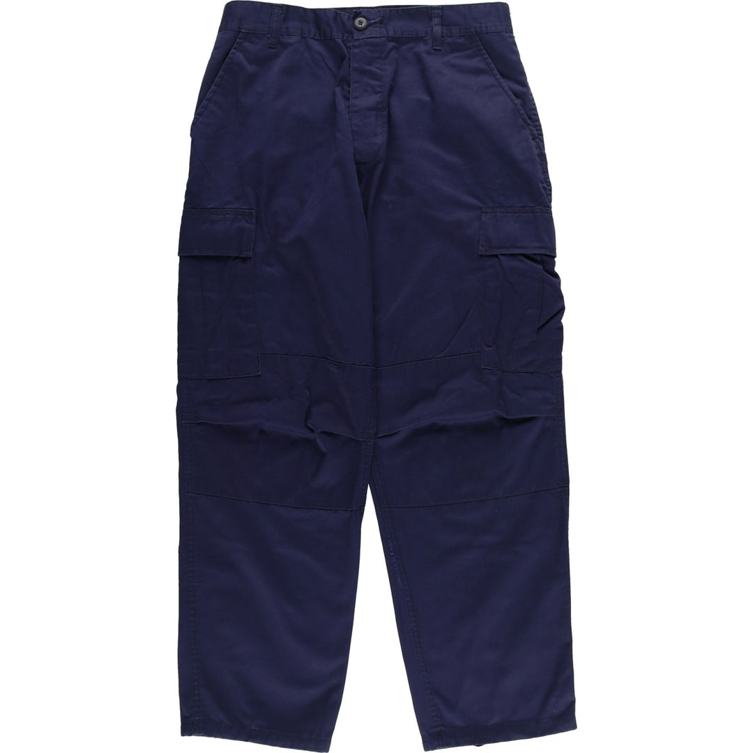 Civilian Rothco Military Cargo Pants, Medium-Short Length, Men's Size M cotton navy blue type Vintage Second Hand