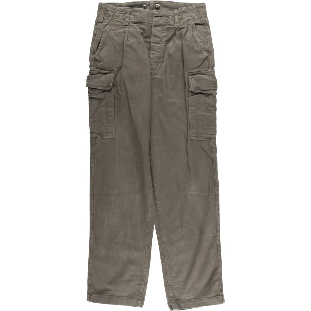 90'S German Military Cargo Pants 8085 unclear Khaki type Vintage Second Hand