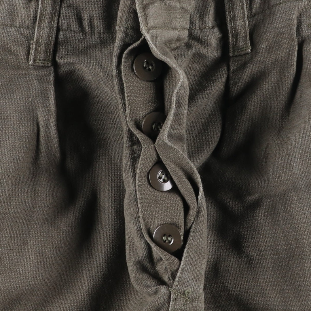 90'S German Military Cargo Pants 8085 unclear Khaki type Vintage Second Hand