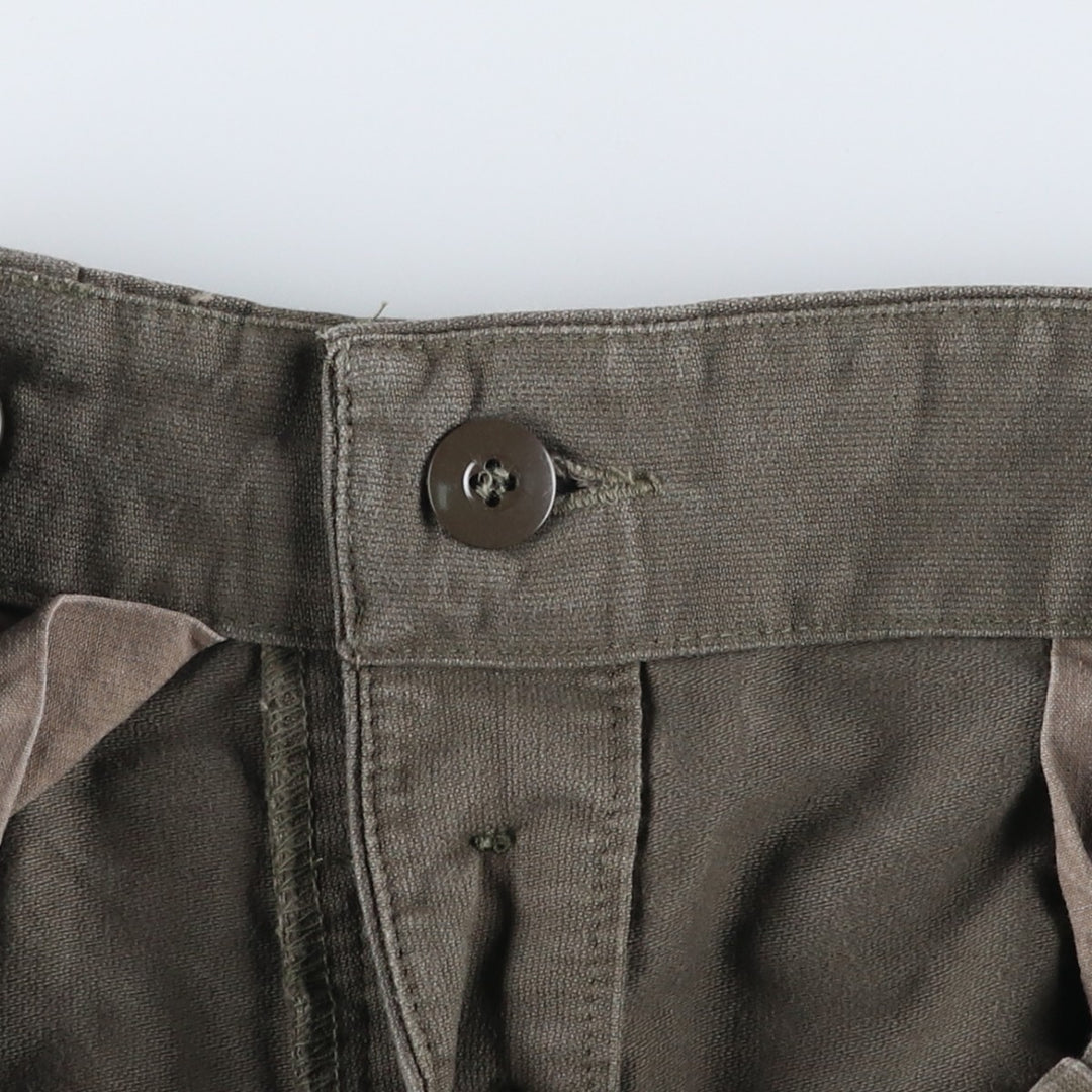 90'S German Military Cargo Pants 8085 unclear Khaki type Vintage Second Hand