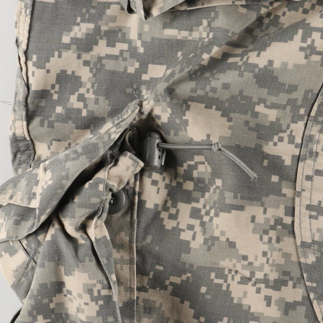 Authentic US Army Digital Camo Pattern ACU Ripstop Military Cargo Pants, Made in USA, Men's Size L cotton Khaki type sage green Vintage Second Hand