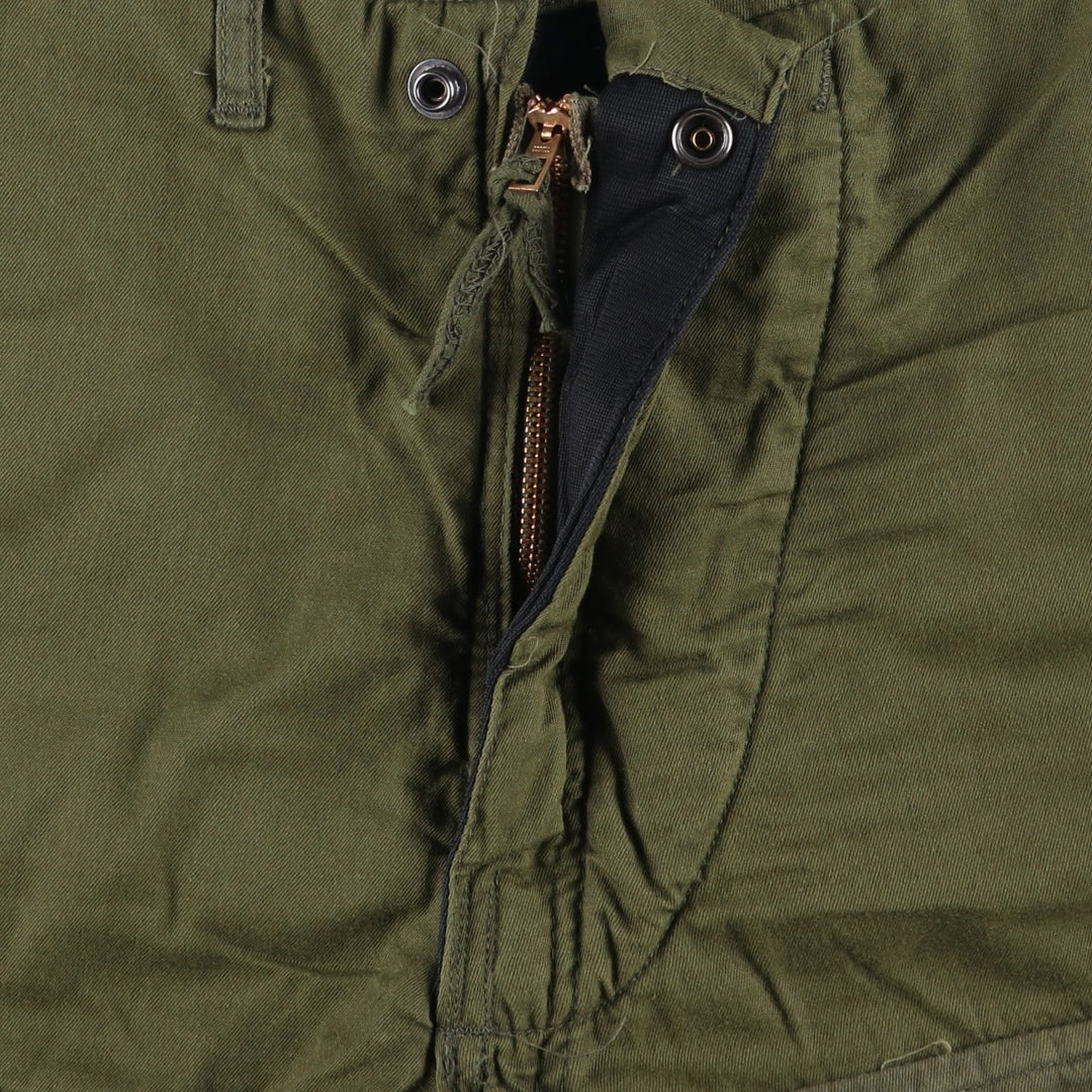 Oversized, authentic 1970'S US military chemical protective suit, military overpants, made in the USA, men's size W42, vintage. unclear Khaki type sage green Vintage Second Hand