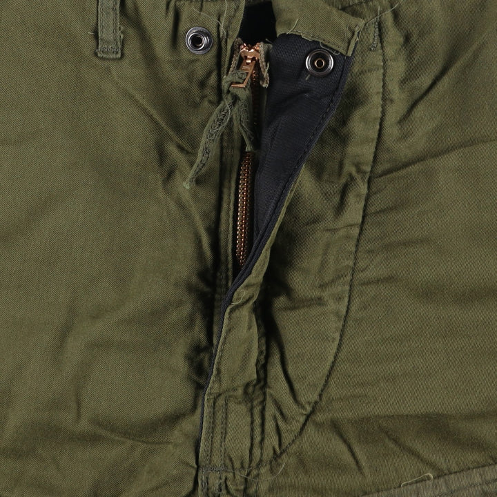 Oversized, authentic 1970'S US military chemical protective suit, military overpants, made in the USA, men's size W42, vintage. unclear Khaki type sage green Vintage Second Hand