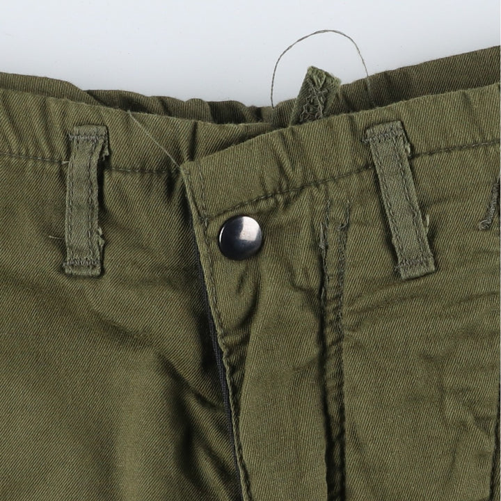 Oversized, authentic 1970'S US military chemical protective suit, military overpants, made in the USA, men's size W42, vintage. unclear Khaki type sage green Vintage Second Hand