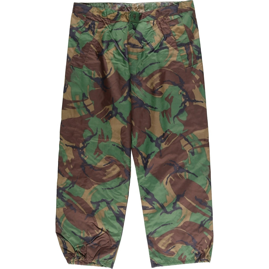 Oversized British Army 2000'S Camouflage Pattern DPM Camo Military Combat Pants, Size 80 unclear Khaki type sage green Vintage Second Hand
