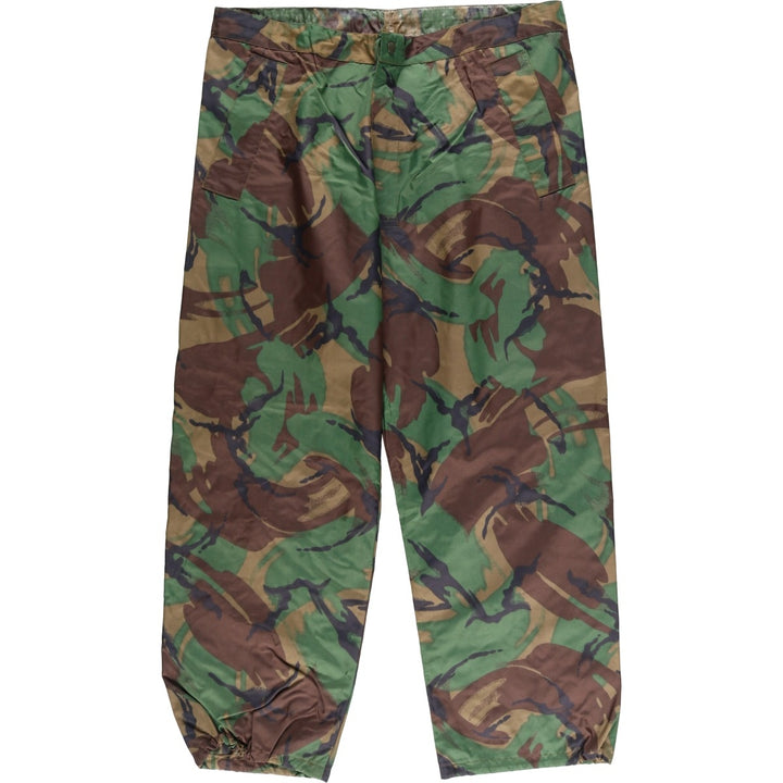 Oversized British Army 2000'S Camouflage Pattern DPM Camo Military Combat Pants, Size 80 unclear Khaki type sage green Vintage Second Hand
