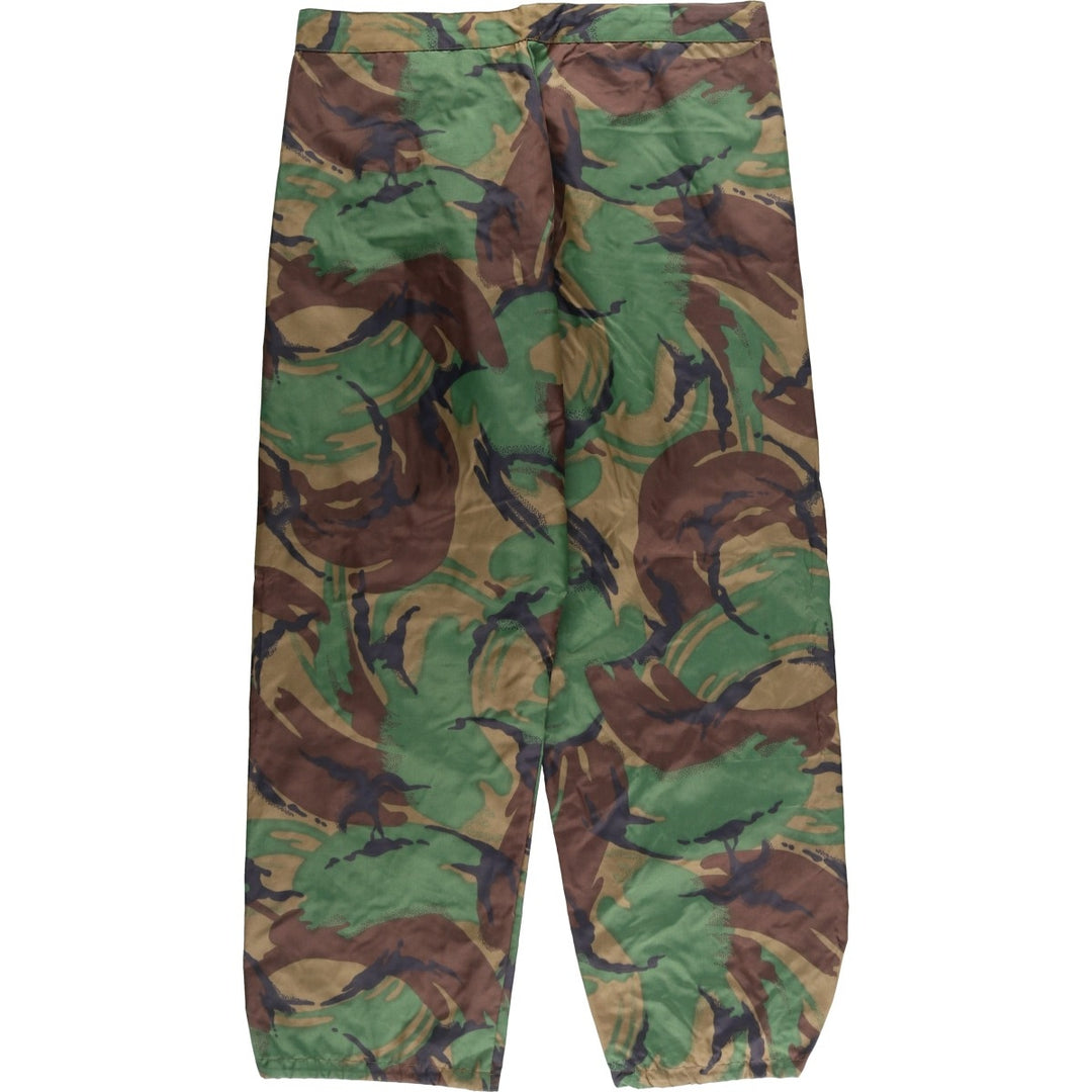 Oversized British Army 2000'S Camouflage Pattern DPM Camo Military Combat Pants, Size 80 unclear Khaki type sage green Vintage Second Hand