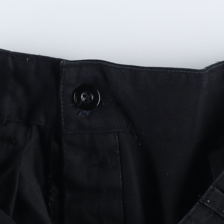German Military Cargo Pants 170-180 cotton black type Vintage Second Hand