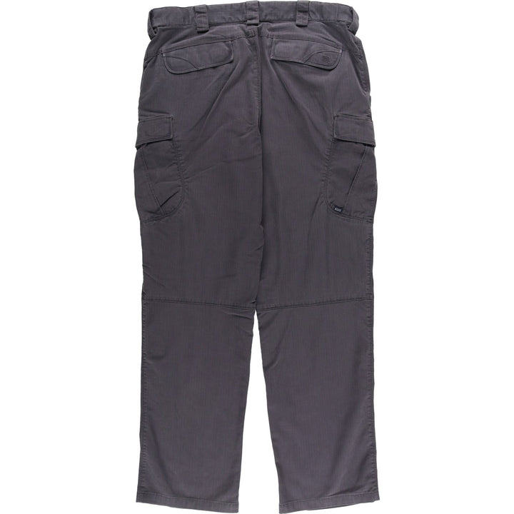 5.11 Tactical Series Double Knee Ripstop Military Cargo Pants, Men's Size W36 (civilian product) polyester black type Vintage Second Hand