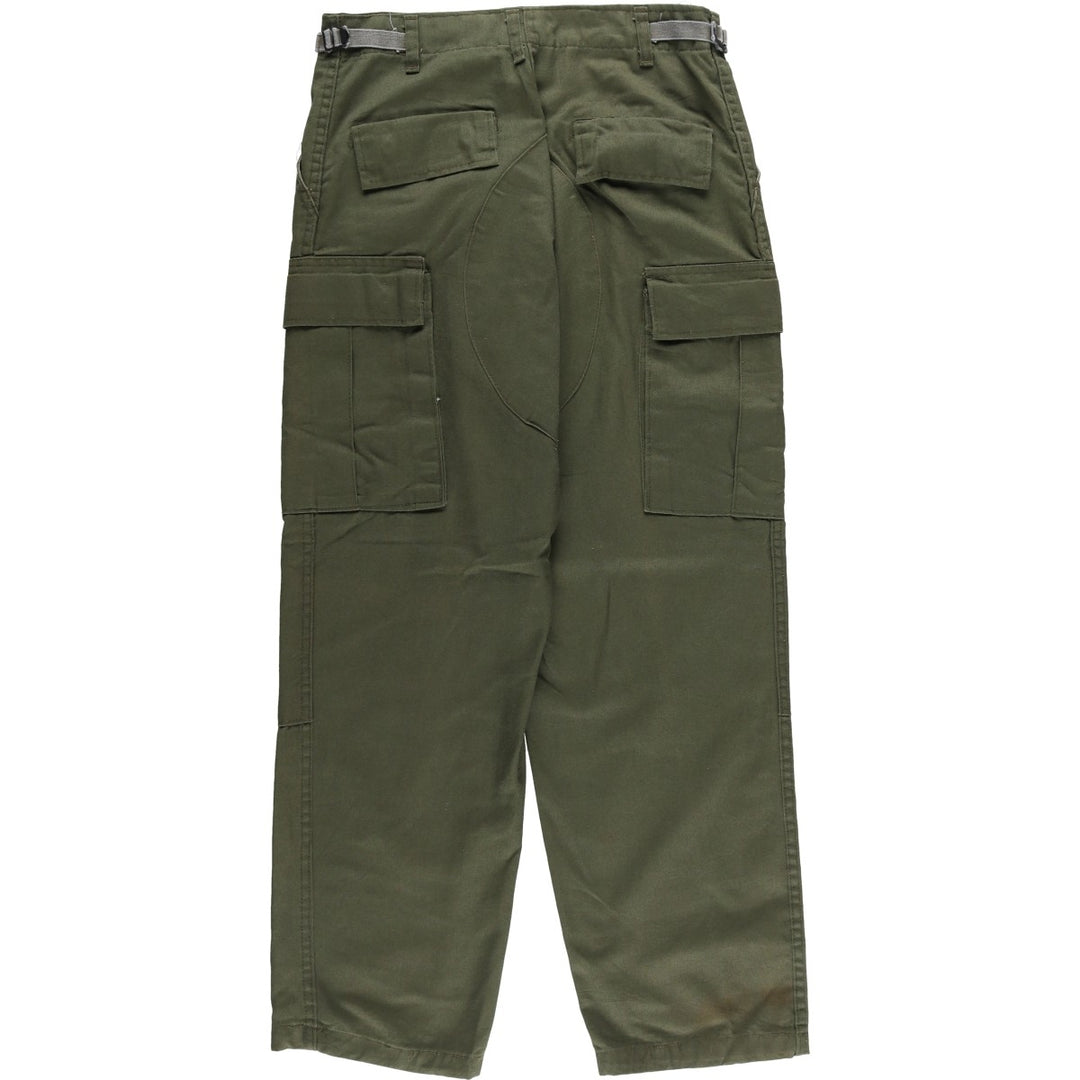 Rothco Military Cargo Pants, Made in USA, Small-Regular, Men's Size S (civilian product) polyester Khaki type Vintage Second Hand