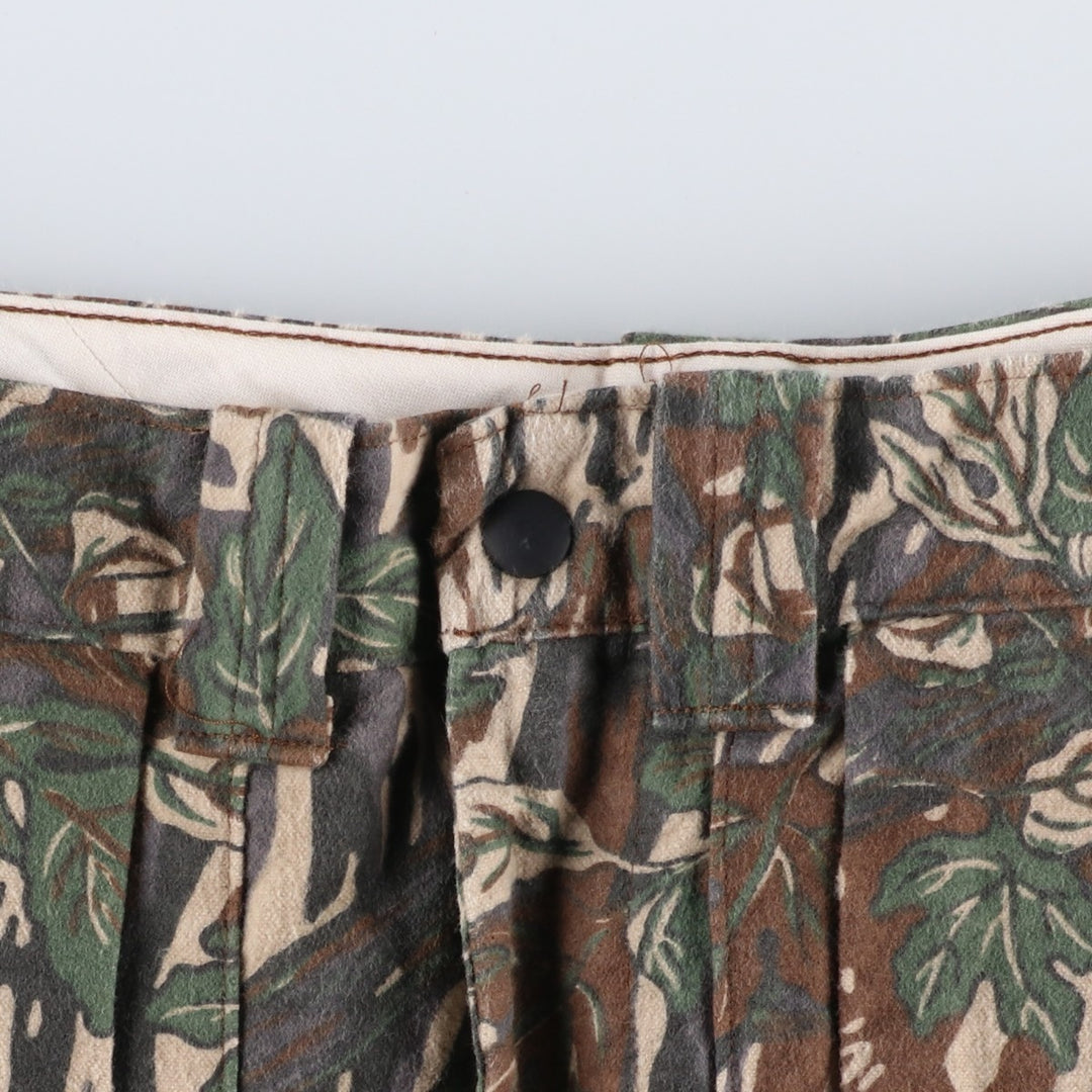 Camouflage Real Tree Camo Cargo Pants, Men's Size W39 unclear Khaki type sage green Vintage Second Hand