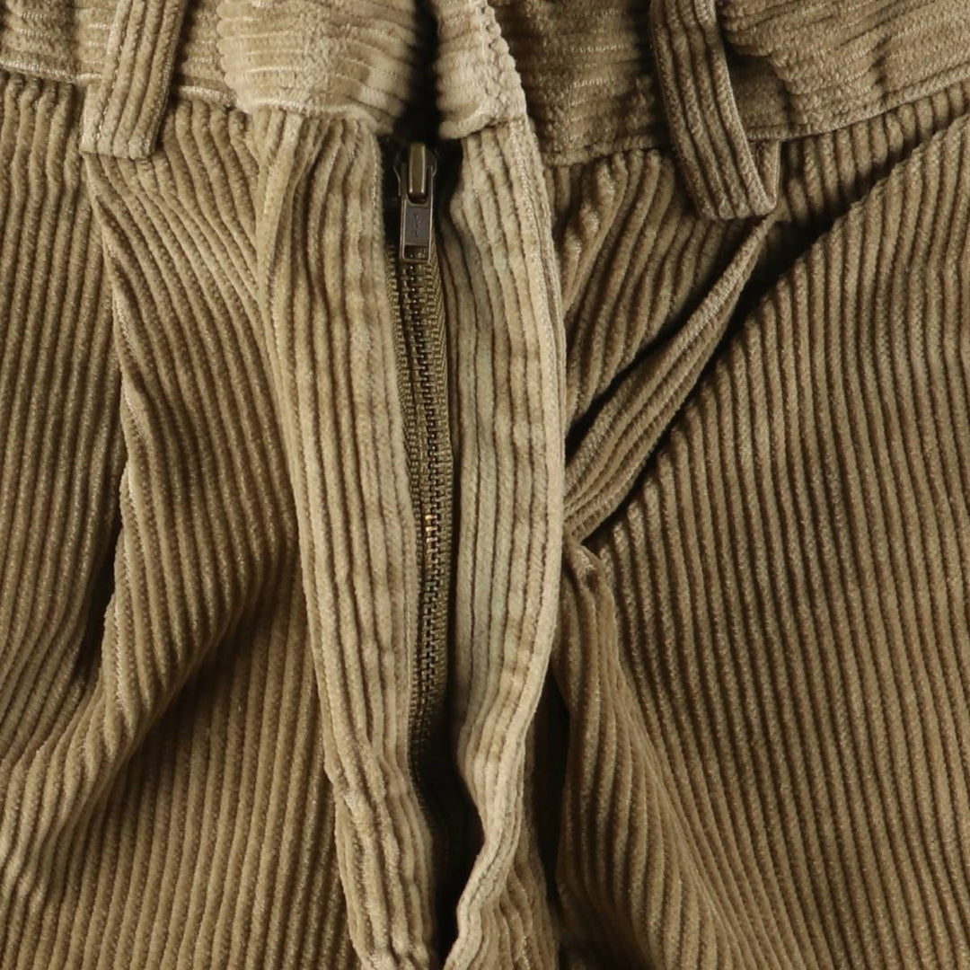 Brooks Brothers ESTABLISHED 1818 Two-pleat Corduroy Pants, Men's, Size W32 cotton Beige type Vintage Second Hand