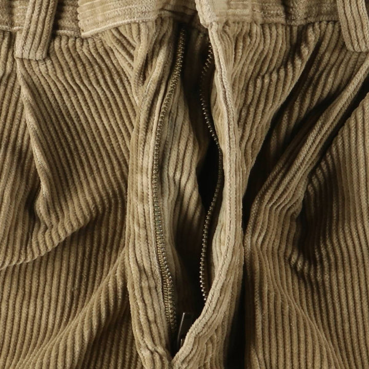 Brooks Brothers ESTABLISHED 1818 Two-pleat Corduroy Pants, Men's, Size W32 cotton Beige type Vintage Second Hand