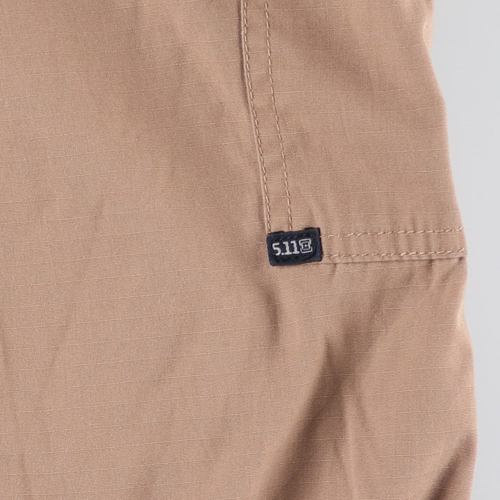 5.11 Tactical Series Double Knee Ripstop Military Cargo Pants, Men's, Size W35 (civilian product) unclear beige type brown Vintage Second Hand