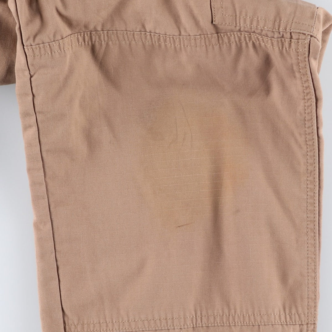 5.11 Tactical Series Double Knee Ripstop Military Cargo Pants, Men's, Size W35 (civilian product) unclear beige type brown Vintage Second Hand