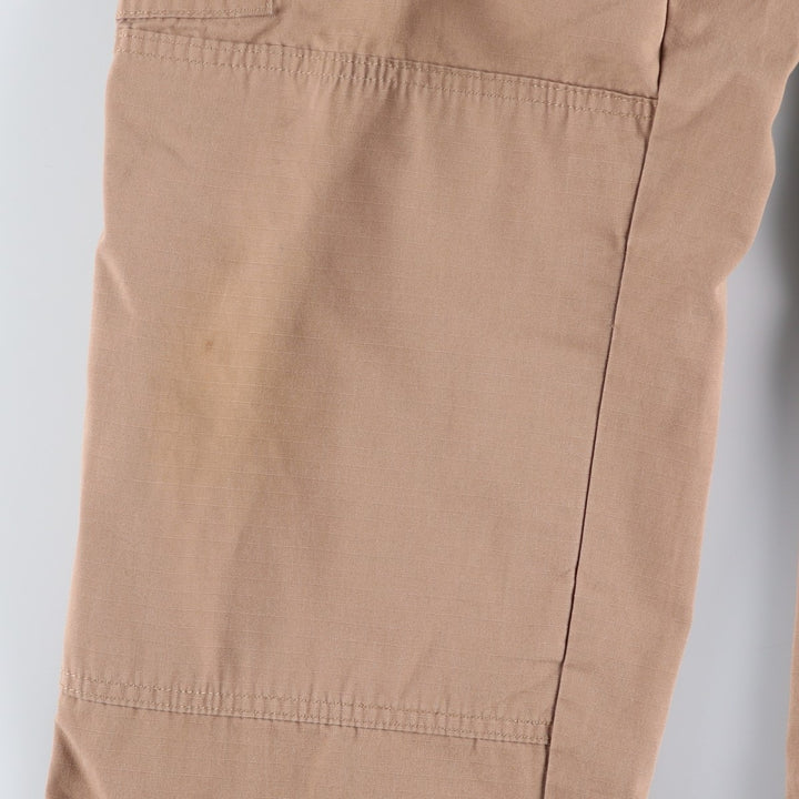 5.11 Tactical Series Double Knee Ripstop Military Cargo Pants, Men's, Size W35 (civilian product) unclear beige type brown Vintage Second Hand