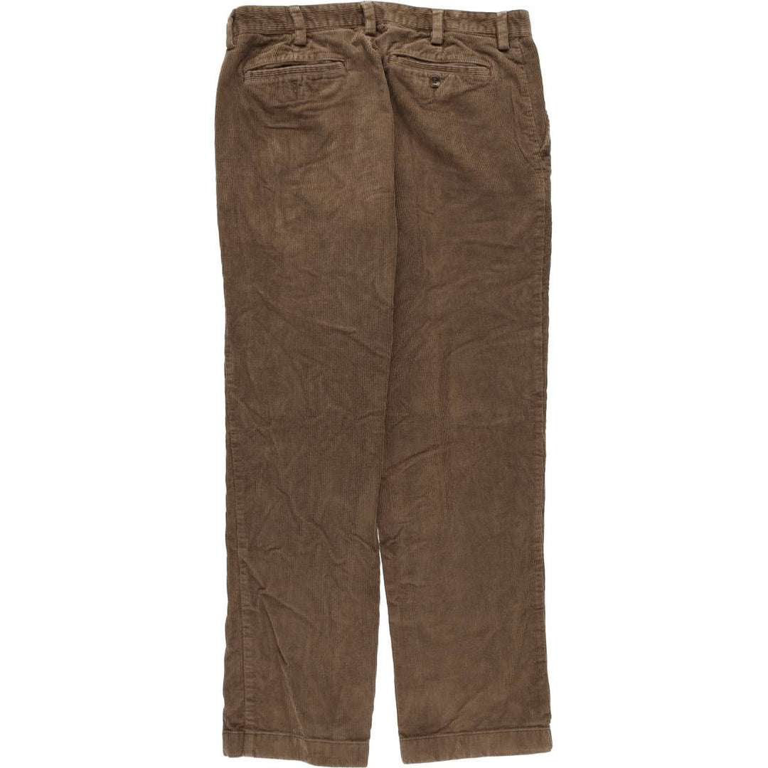 LLBean Classic Fit Corduroy Pants, Men's, Size W33 cotton brown type Vintage Second Hand