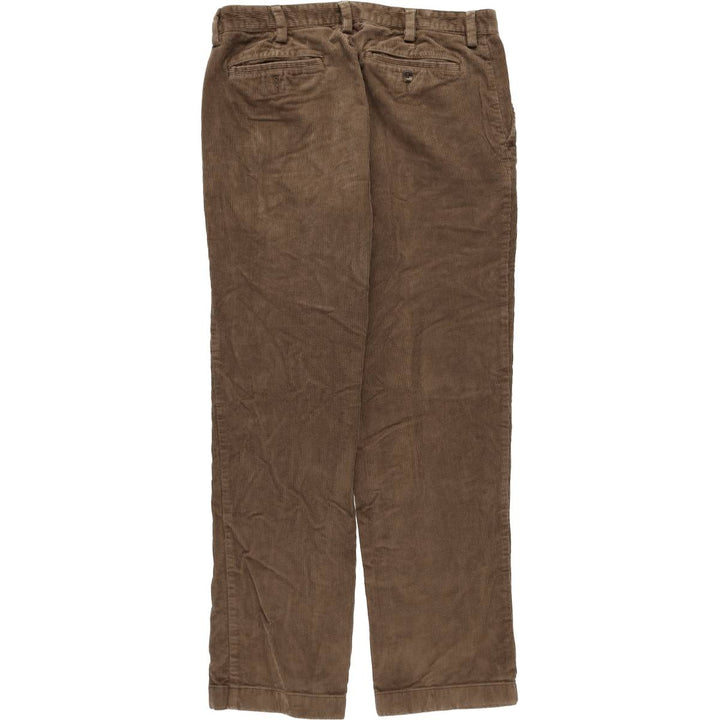 LLBean Classic Fit Corduroy Pants, Men's, Size W33 cotton brown type Vintage Second Hand