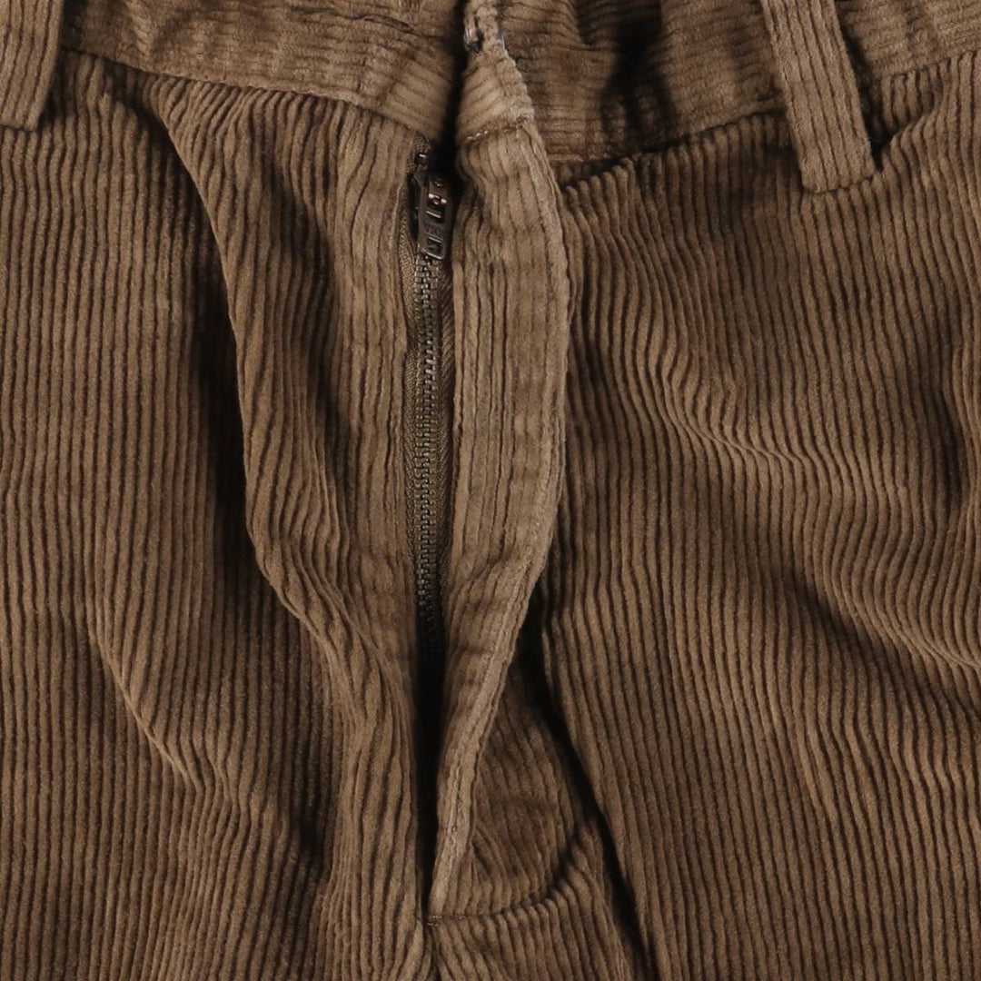 LLBean Classic Fit Corduroy Pants, Men's, Size W33 cotton brown type Vintage Second Hand