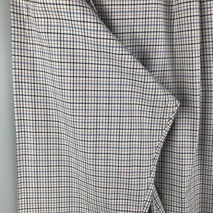 Ralph Lauren CUSTOM FIT long sleeve button down check shirt men's XL size cotton navy blue type Vintage Second Hand