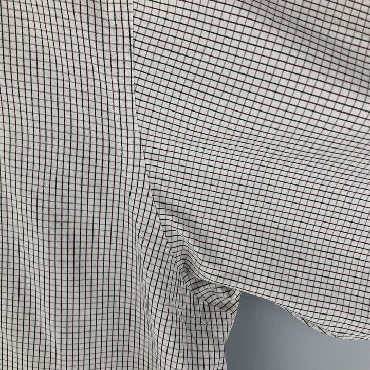 Ralph Lauren RALPH LAUREN GOLF Long Sleeve Button Down Check Shirt Men's Size L cotton ivory Vintage Second Hand