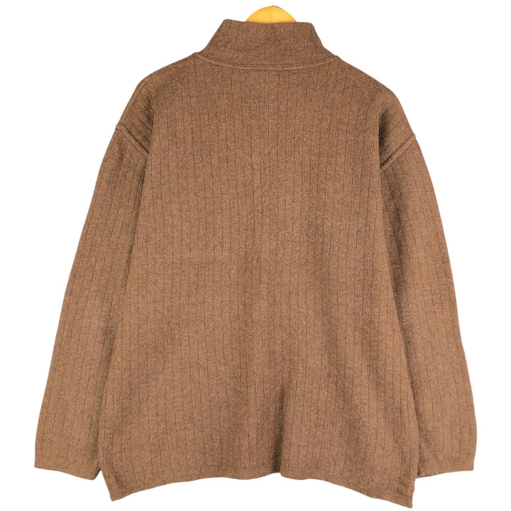 Lacoste Driver's Knit Sweater, Size 5, Men's L Lamb wool brown type Vintage Second Hand