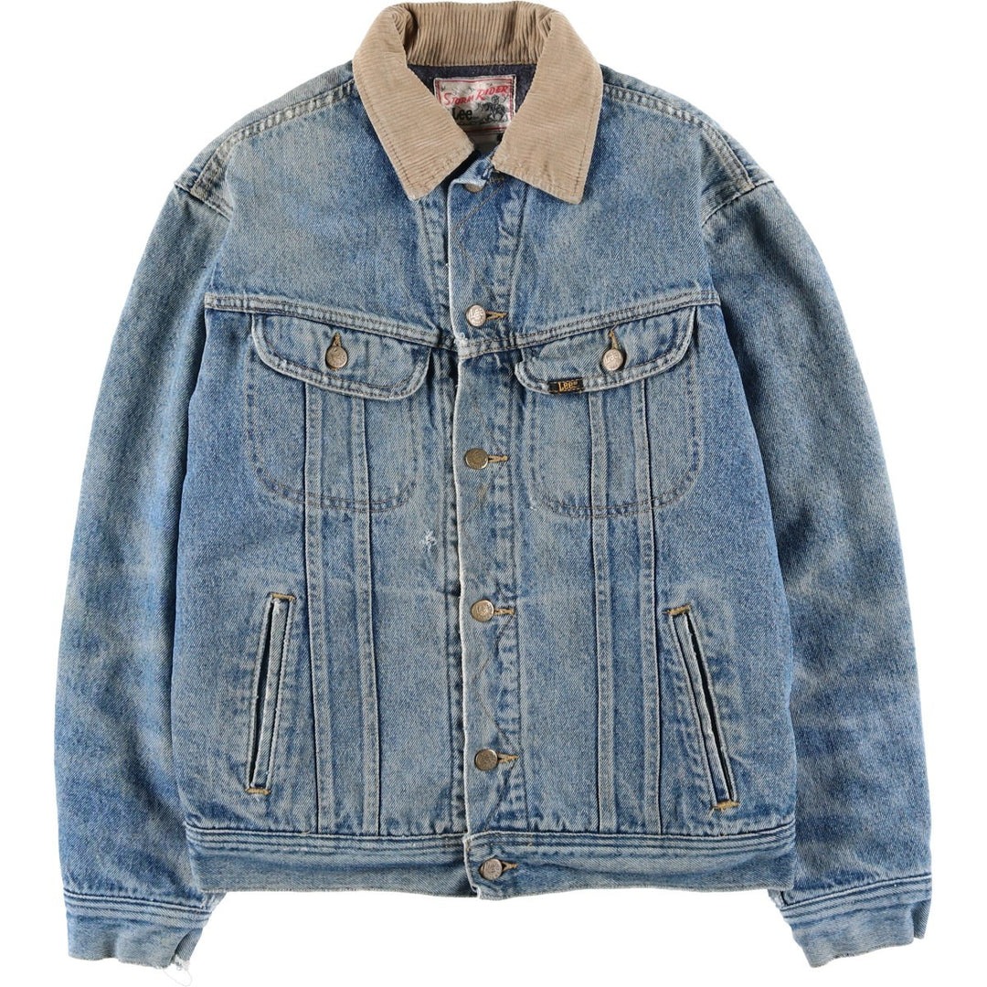 Vintage Lee STORM RIDER denim jacket from the 1980'S and 1990s, size M, men's. unclear blue type Vintage Second Hand