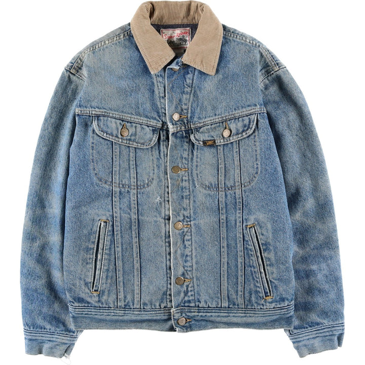 Vintage Lee STORM RIDER denim jacket from the 1980'S and 1990s, size M, men's. unclear blue type Vintage Second Hand
