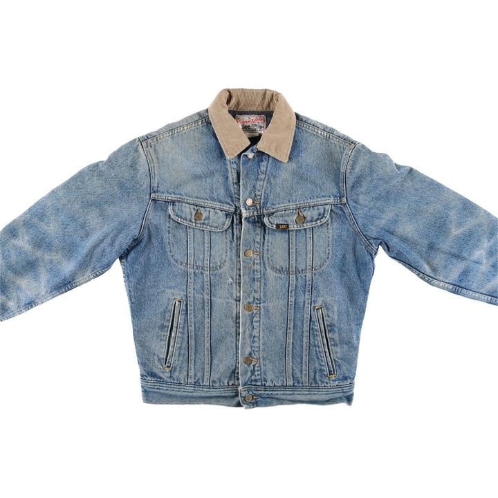 Vintage Lee STORM RIDER denim jacket from the 1980'S and 1990s, size M, men's. unclear blue type Vintage Second Hand